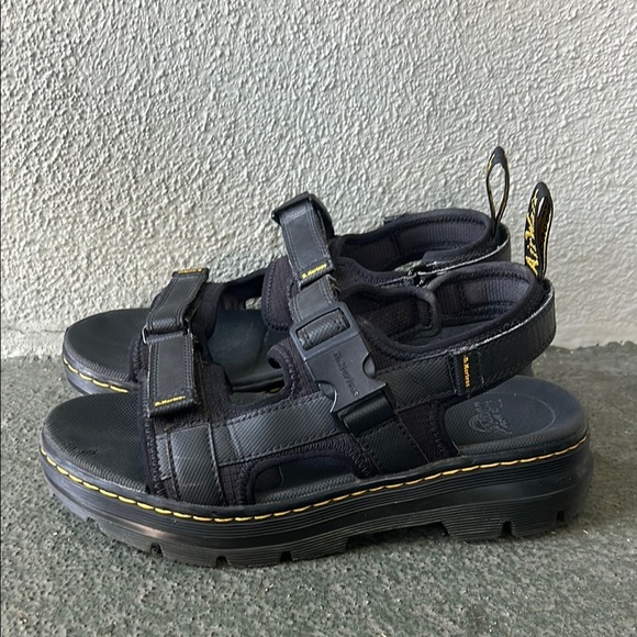 Dr. Martens Other - Dr. Martens Black Forster Sandals Size 7 Men's 8 Women's Gorpcore Grunge Goth